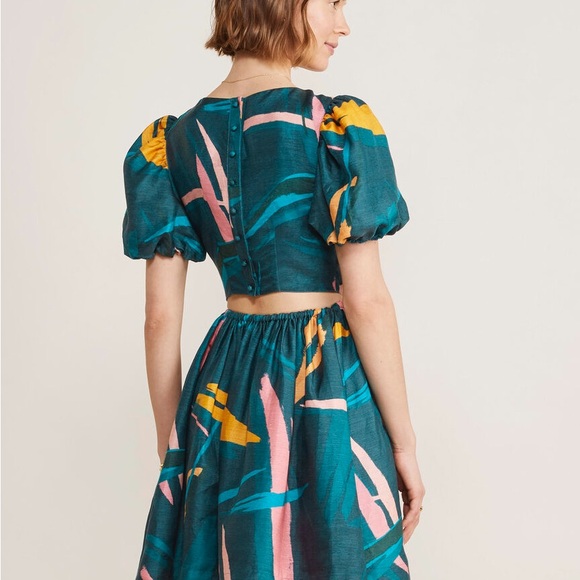 Vineyard vines puff-sleeve cutout dress, new with tags - Picture 3 of 3